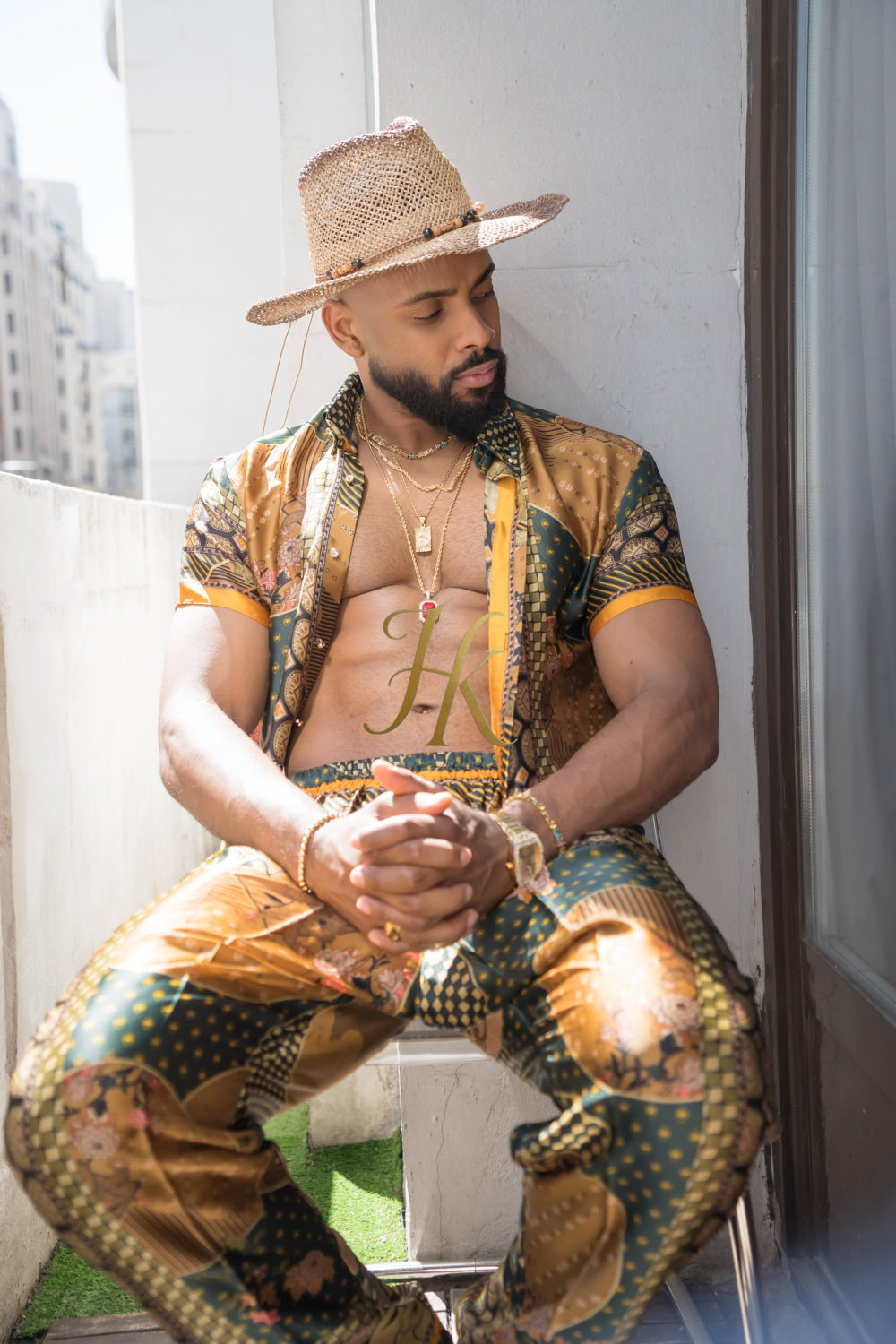 Unleash Your Style: Luxury Silk Rave Wear for Man - kayibstrore