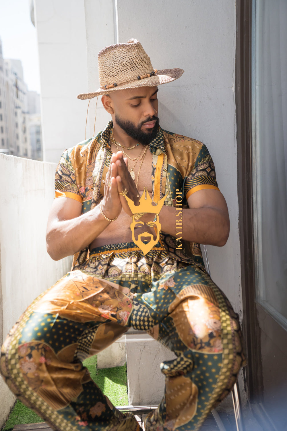 Unleash Your Style: Luxury Silk Rave Wear for Man - kayibstrore