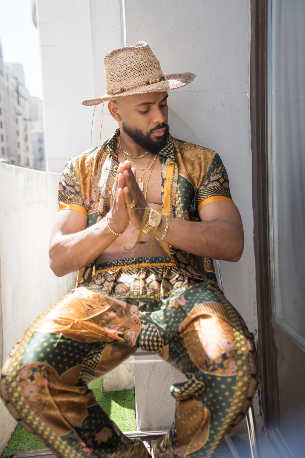 Unleash Your Style: Luxury Silk Rave Wear for Man - kayibstrore