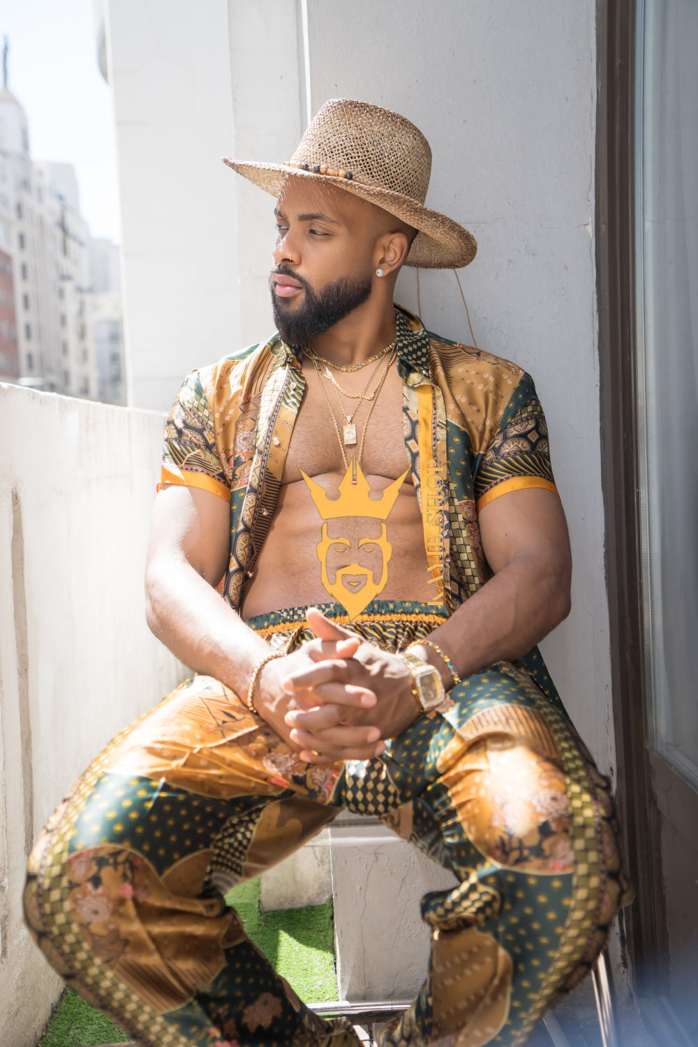 Unleash Your Style: Luxury Silk Rave Wear for Man - kayibstrore