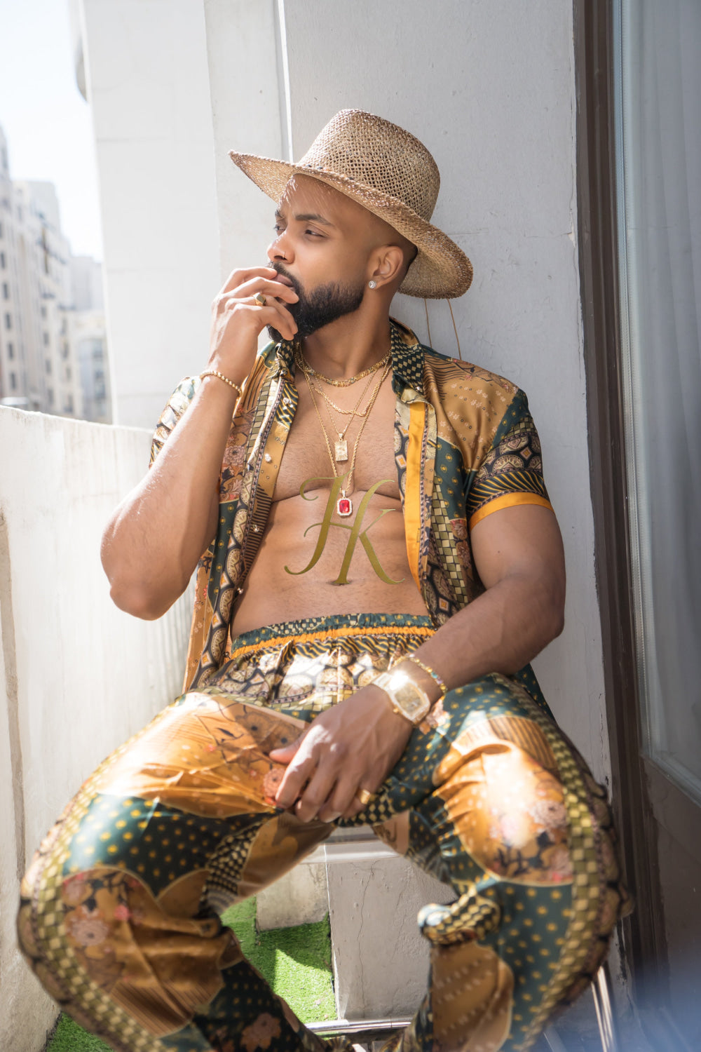 Unleash Your Style: Luxury Silk Rave Wear for Man - kayibstrore