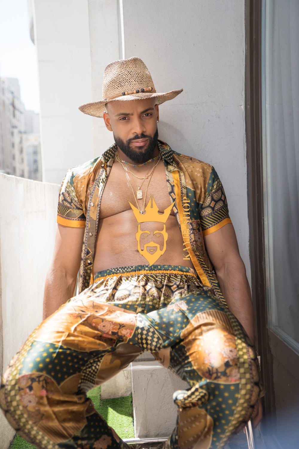 Unleash Your Style: Luxury Silk Rave Wear for Man - kayibstrore
