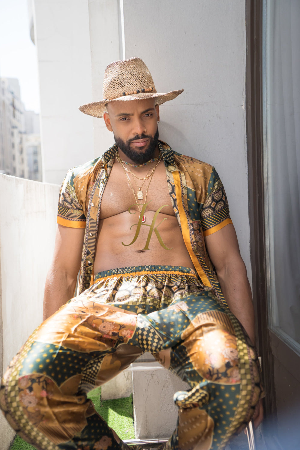 Unleash Your Style: Luxury Silk Rave Wear for Man - kayibstrore