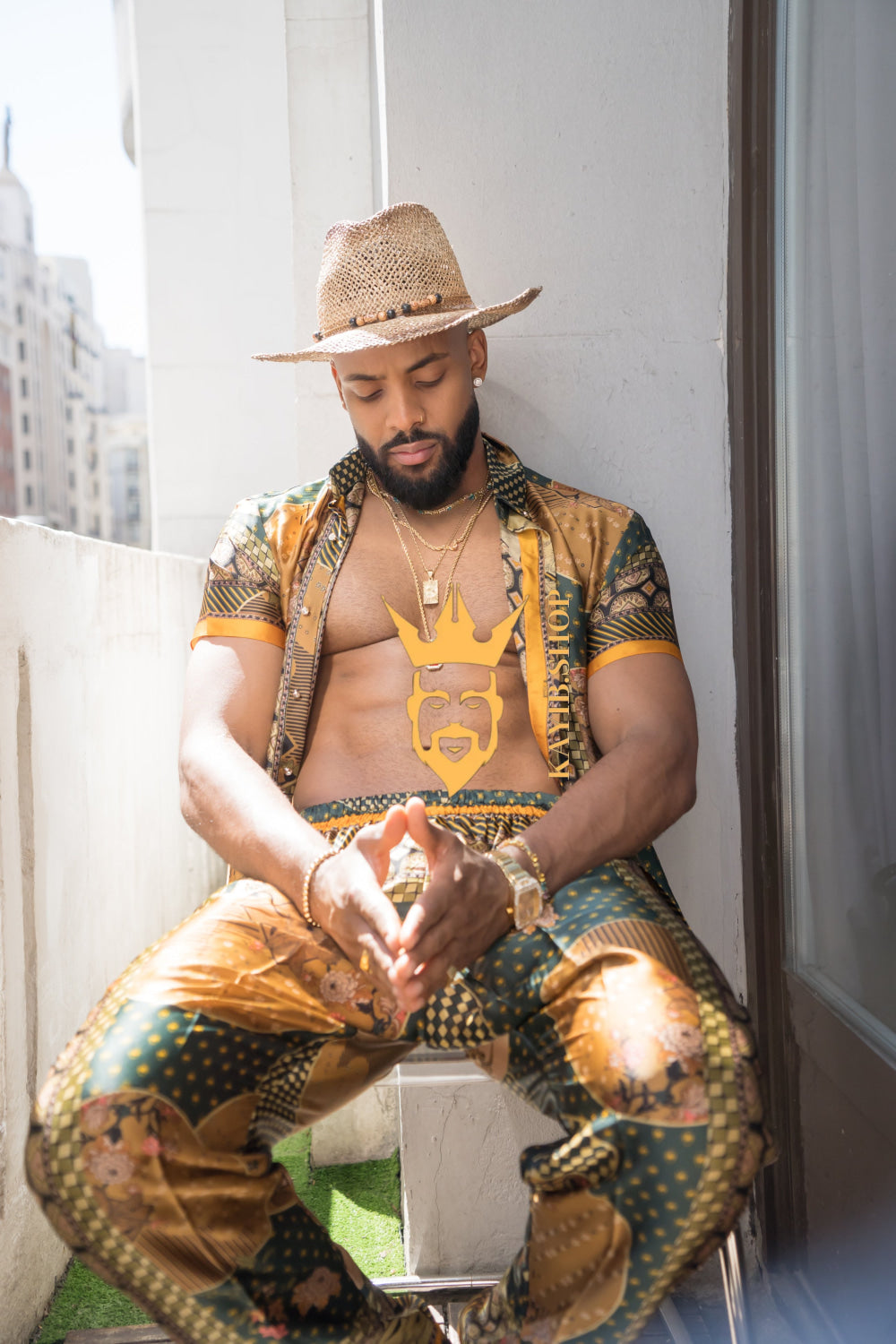 Unleash Your Style: Luxury Silk Rave Wear for Man - kayibstrore