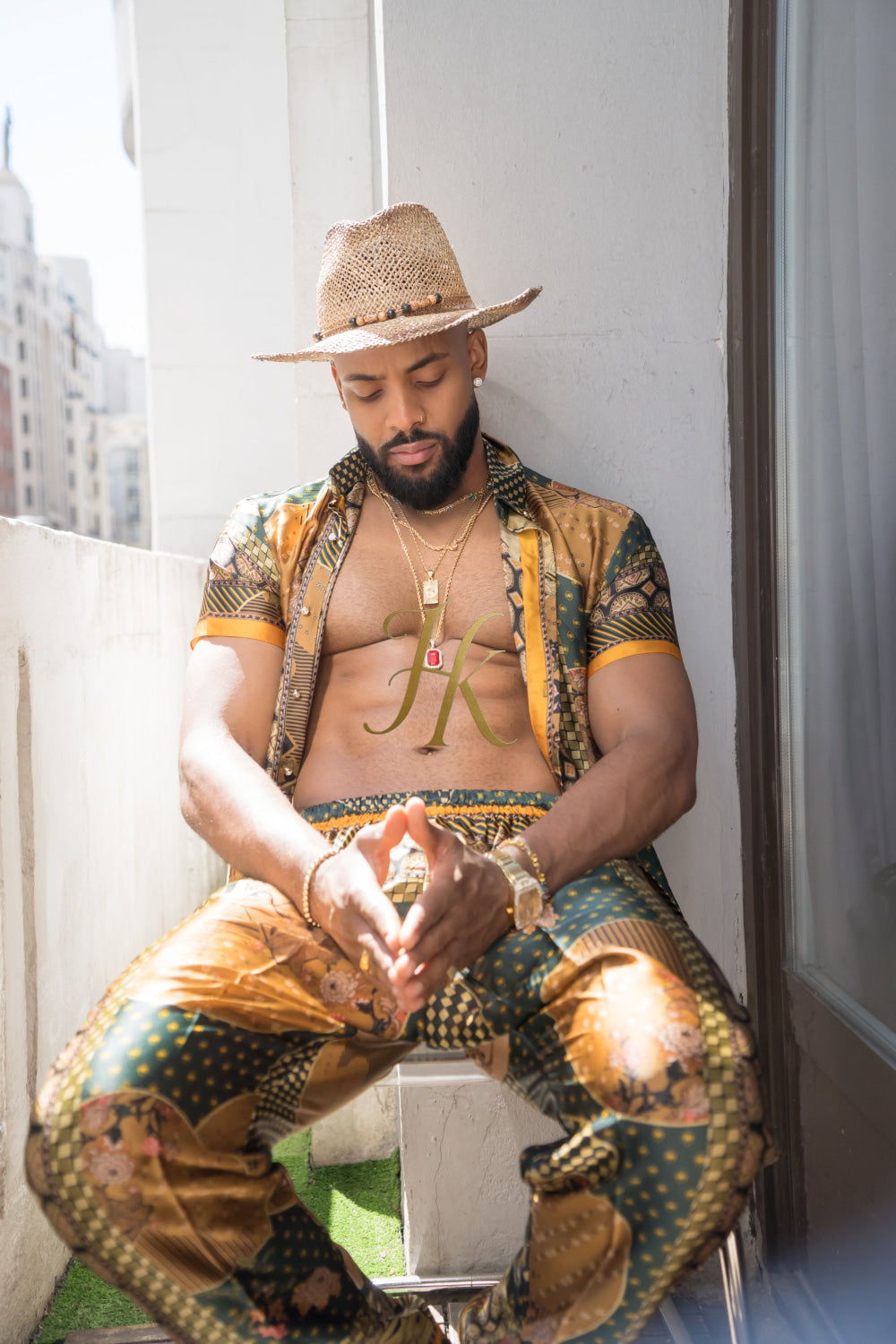 Unleash Your Style: Luxury Silk Rave Wear for Man - kayibstrore