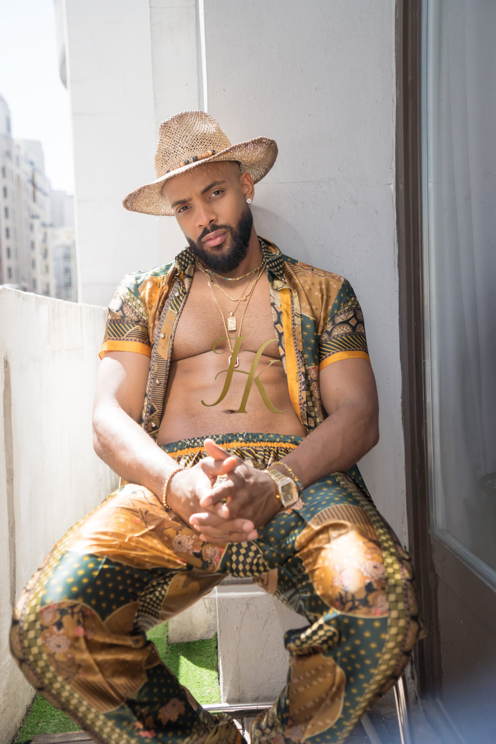 Unleash Your Style: Luxury Silk Rave Wear for Man - kayibstrore