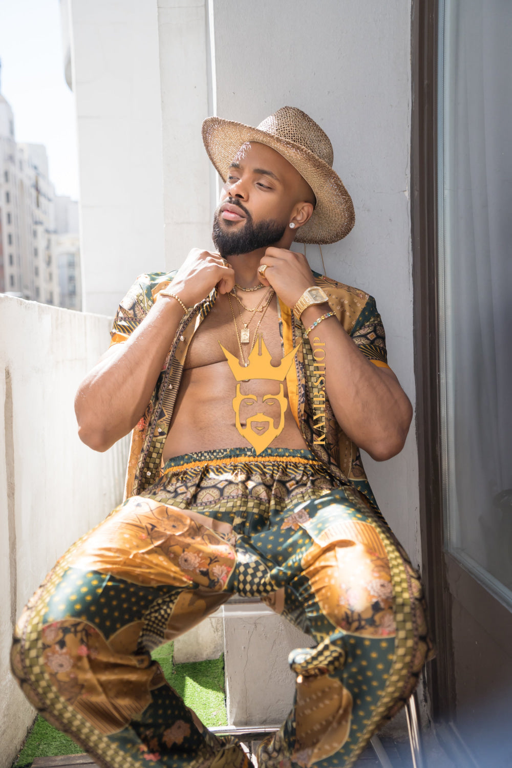 Unleash Your Style: Luxury Silk Rave Wear for Man - kayibstrore