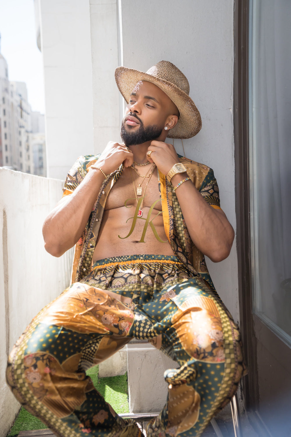 Unleash Your Style: Luxury Silk Rave Wear for Man - kayibstrore