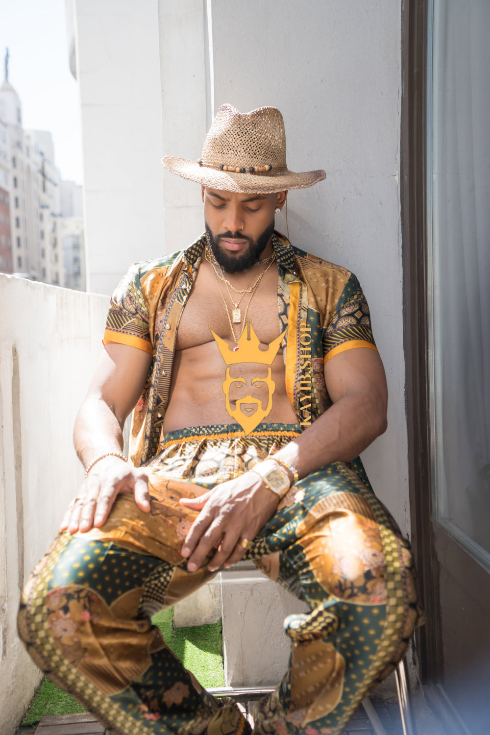 Unleash Your Style: Luxury Silk Rave Wear for Man - kayibstrore
