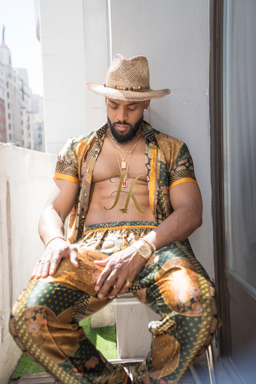 Unleash Your Style: Luxury Silk Rave Wear for Man - kayibstrore