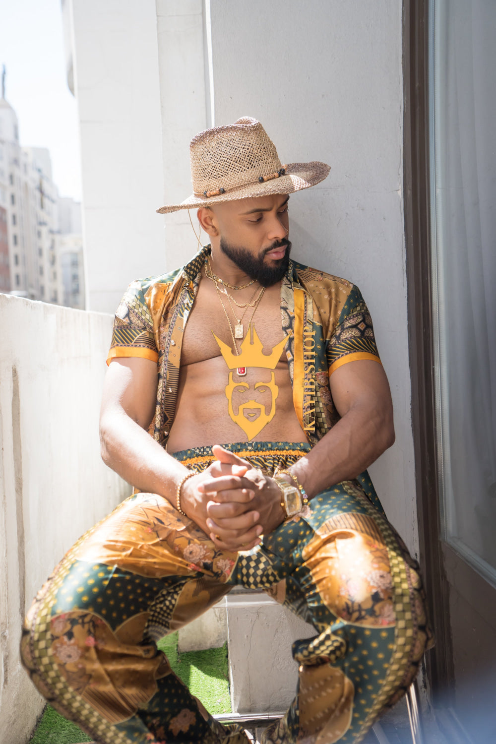 Unleash Your Style: Luxury Silk Rave Wear for Man - kayibstrore