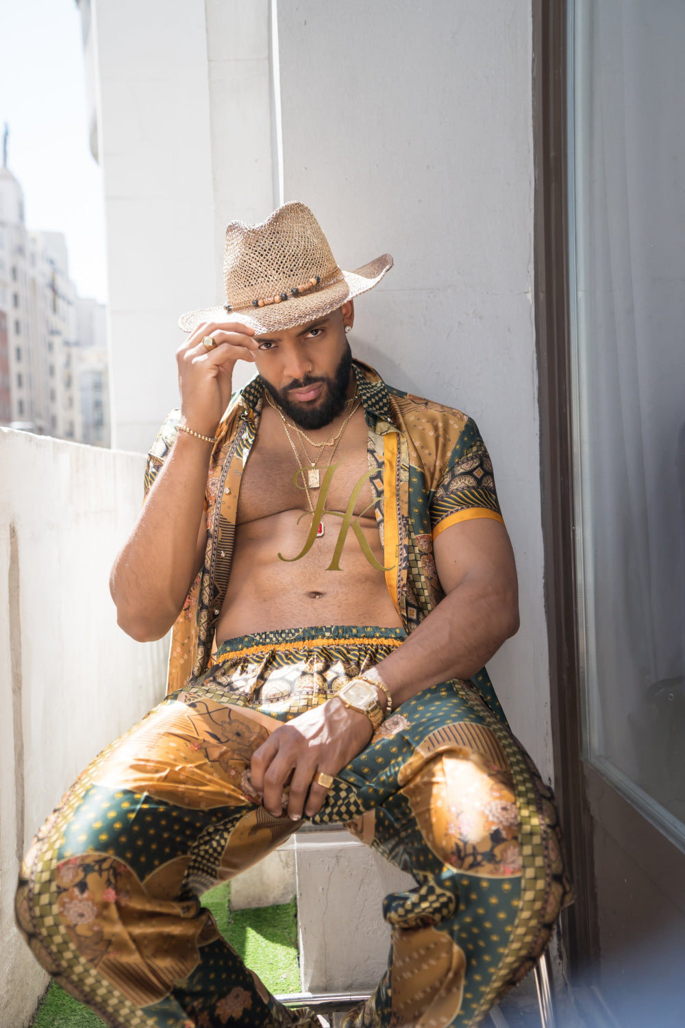 Unleash Your Style: Luxury Silk Rave Wear for Man - kayibstrore