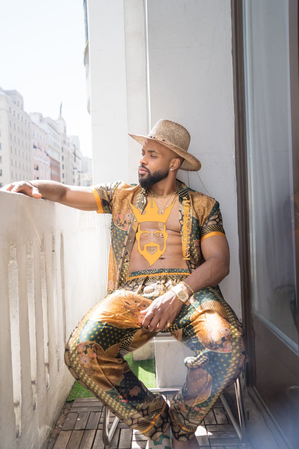 Unleash Your Style: Luxury Silk Rave Wear for Man - kayibstrore
