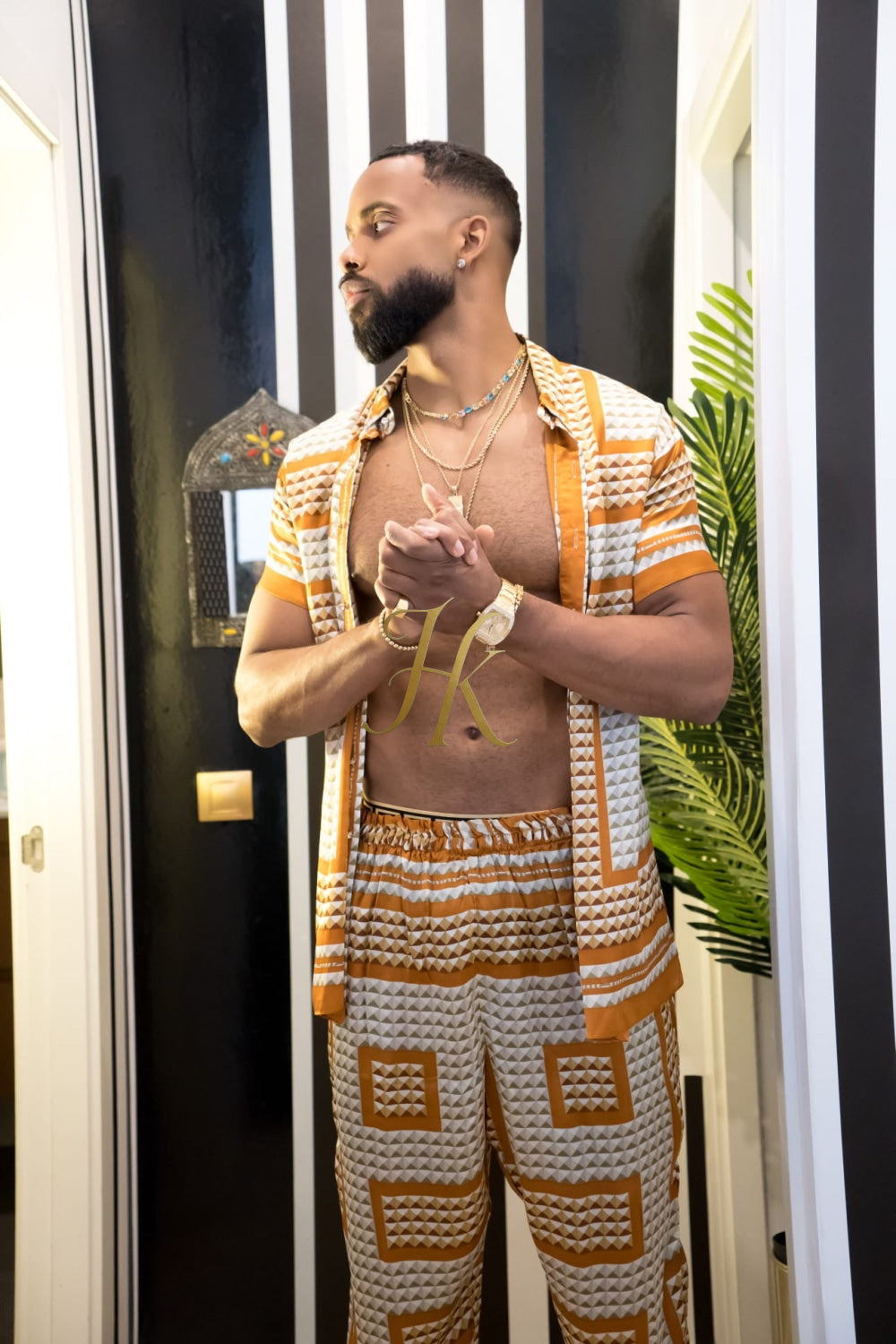 Luxury Handmade Outfits: Men's Luxury Silk Set - kayibstrore