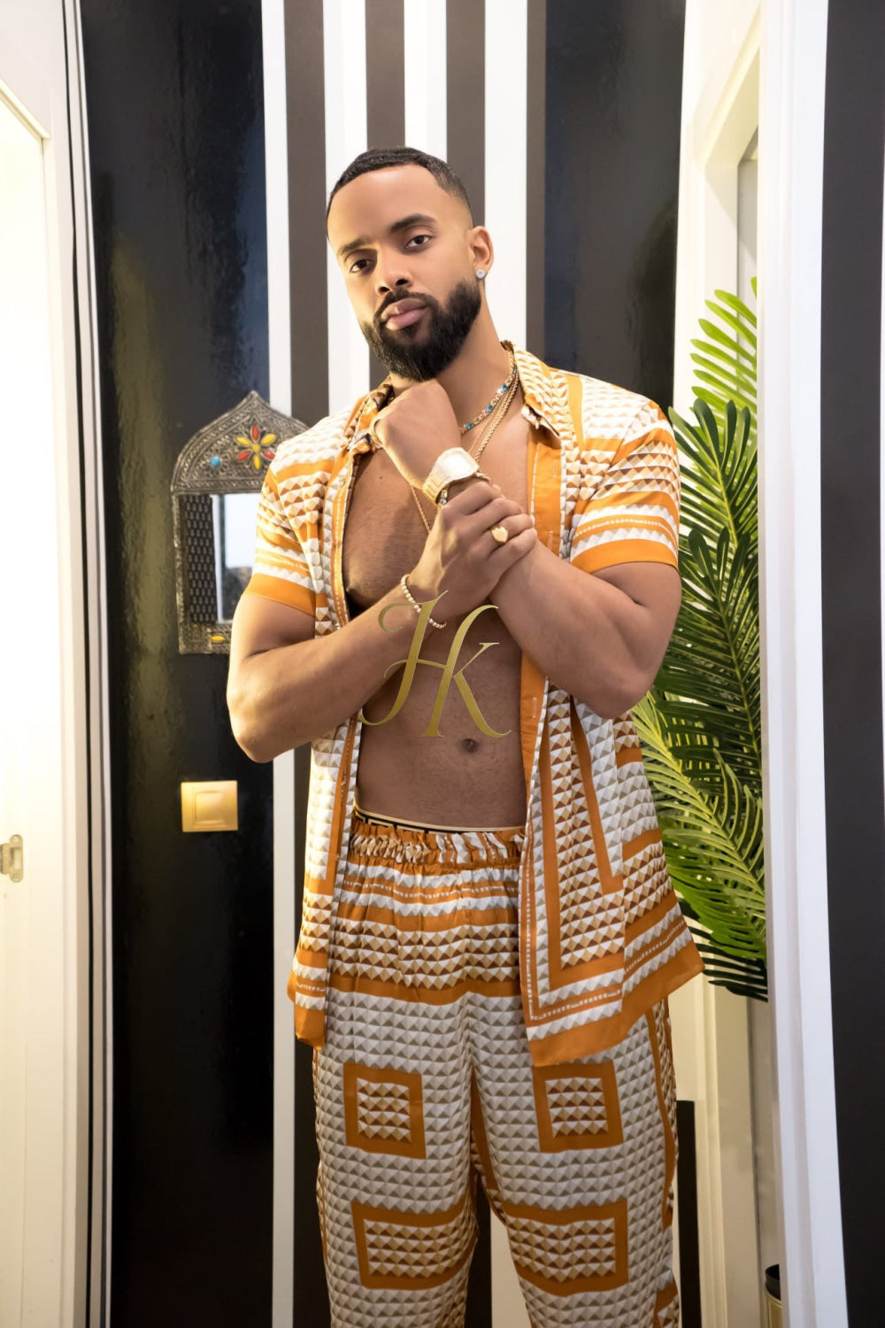 Luxury Handmade Outfits: Men's Luxury Silk Set - kayibstrore