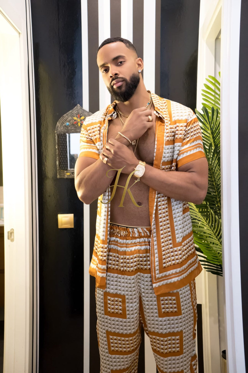 Luxury Handmade Outfits: Men's Luxury Silk Set - kayibstrore