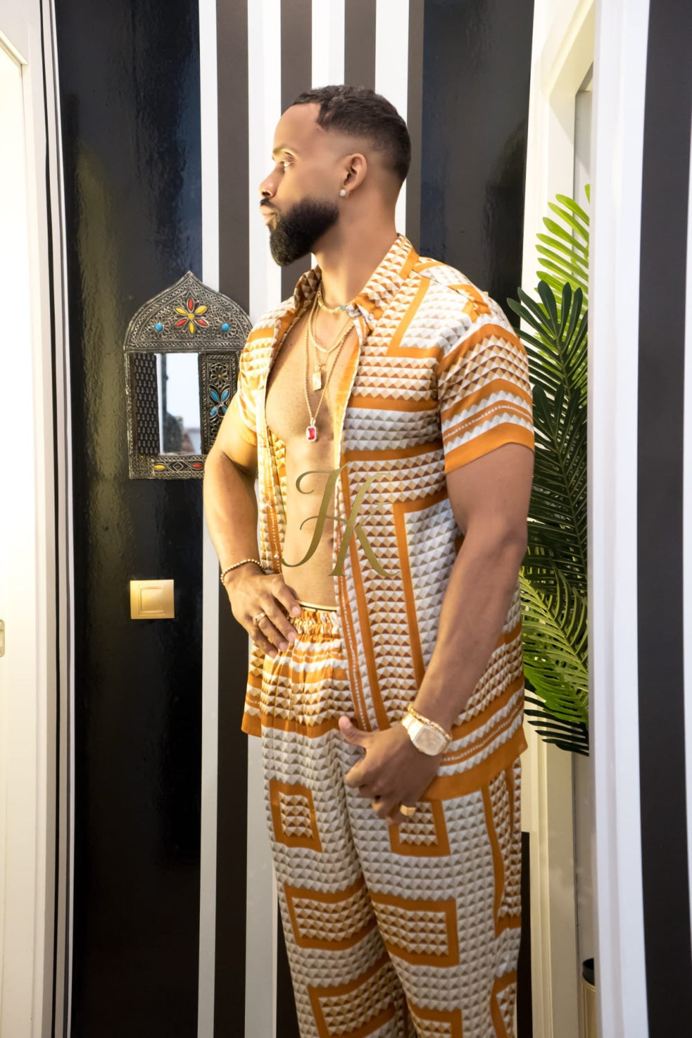 Luxury Handmade Outfits: Men's Luxury Silk Set - kayibstrore