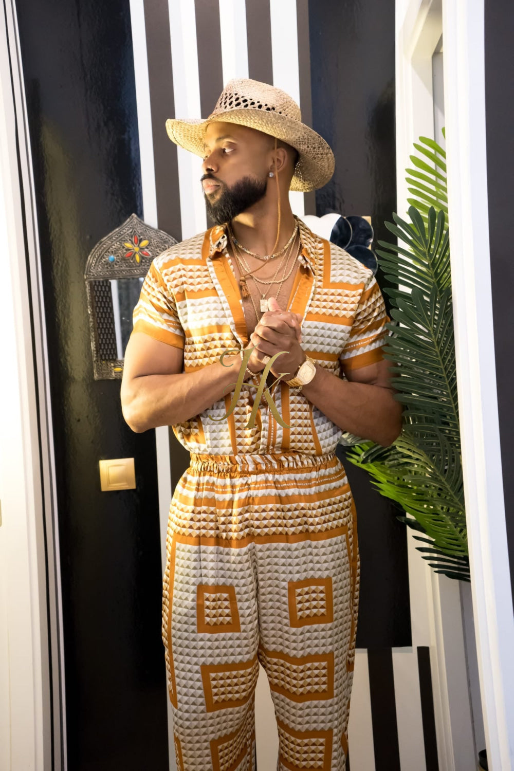 Luxury Handmade Outfits: Men's Luxury Silk Set - kayibstrore
