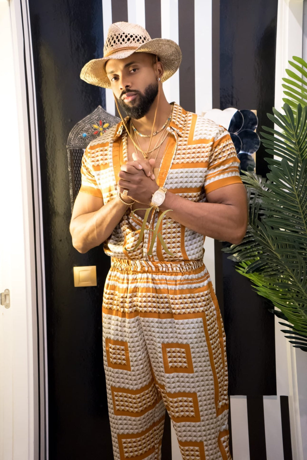 Luxury Handmade Outfits: Men's Luxury Silk Set - kayibstrore