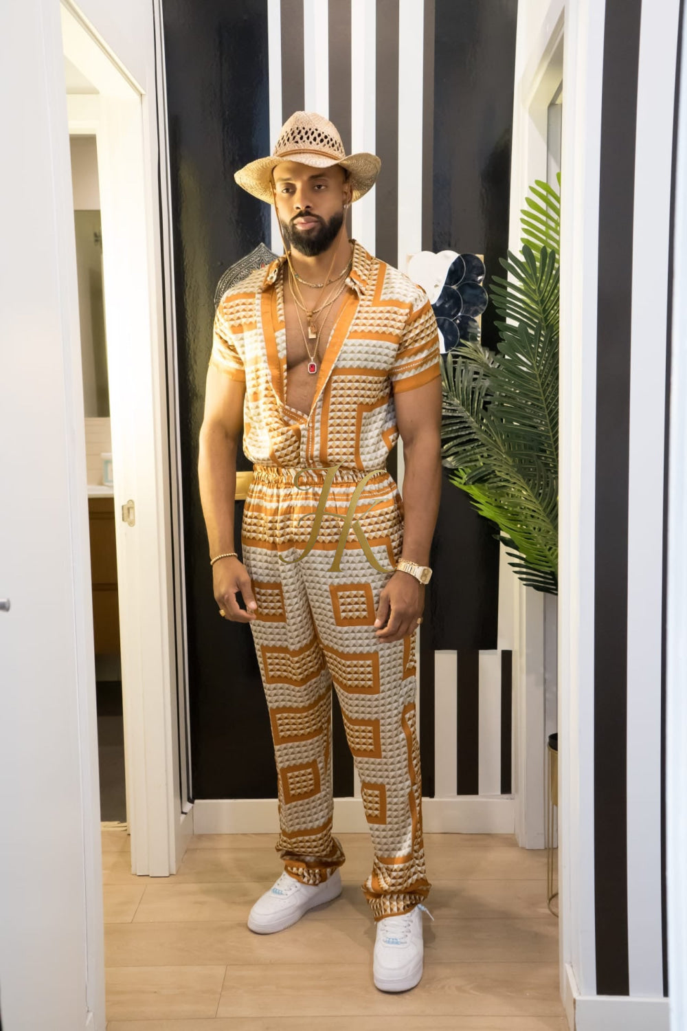 Luxury Handmade Outfits: Men's Luxury Silk Set - kayibstrore