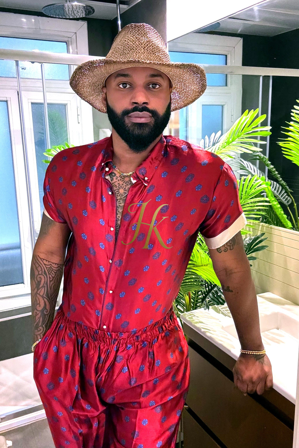 Handmade Outfits: Men's Luxury Silk Set - kayibstrore