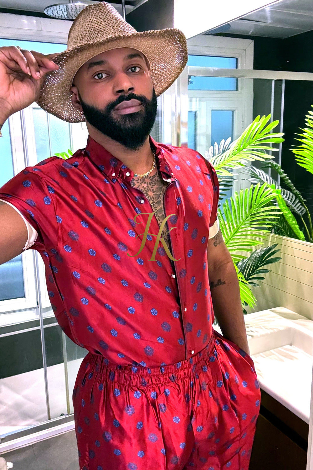 Handmade Outfits: Men's Luxury Silk Set - kayibstrore