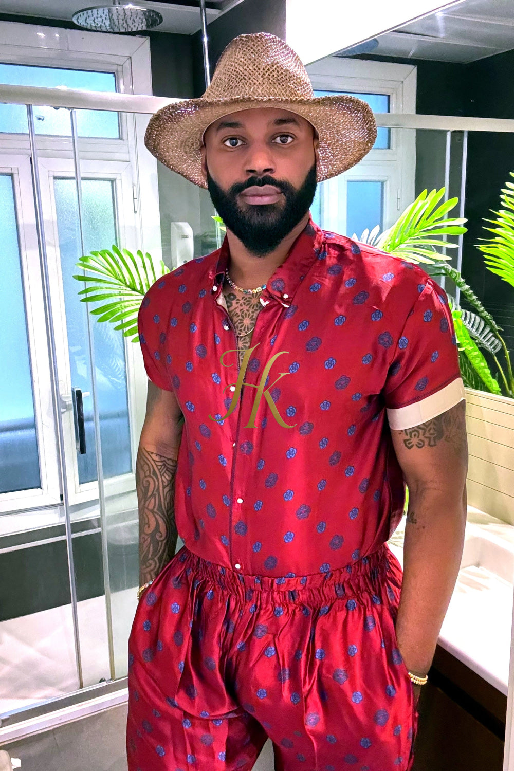 Handmade Outfits: Men's Luxury Silk Set - kayibstrore
