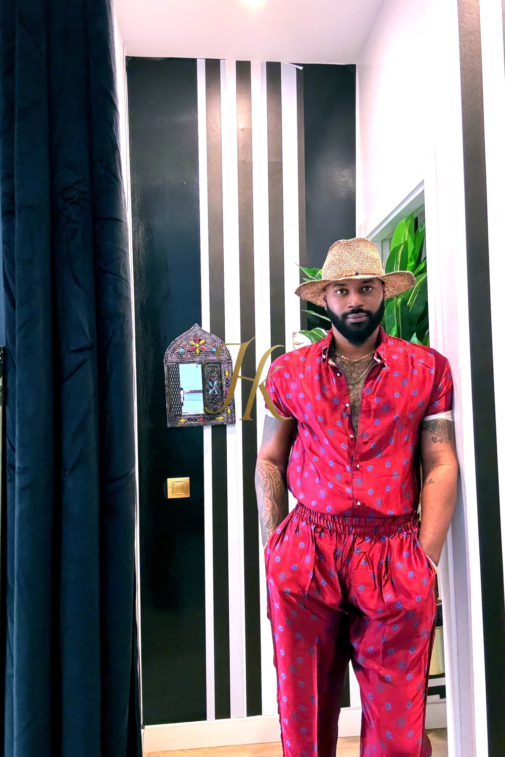 Handmade Outfits: Men's Luxury Silk Set - kayibstrore