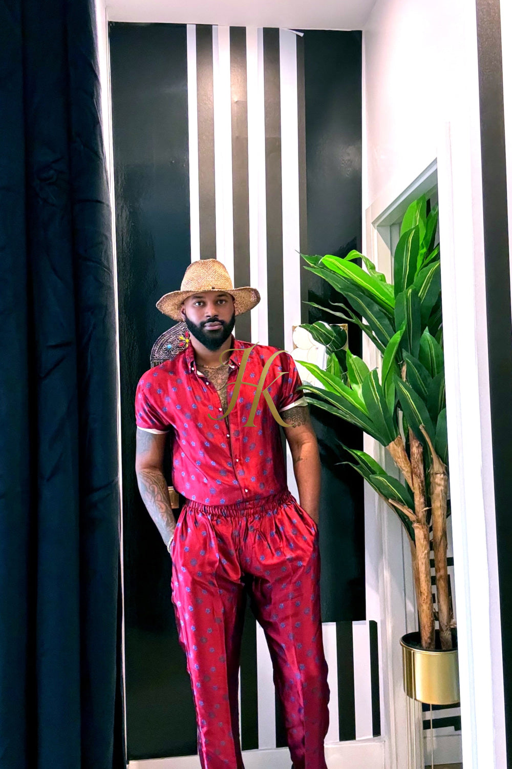 Handmade Outfits: Men's Luxury Silk Set - kayibstrore
