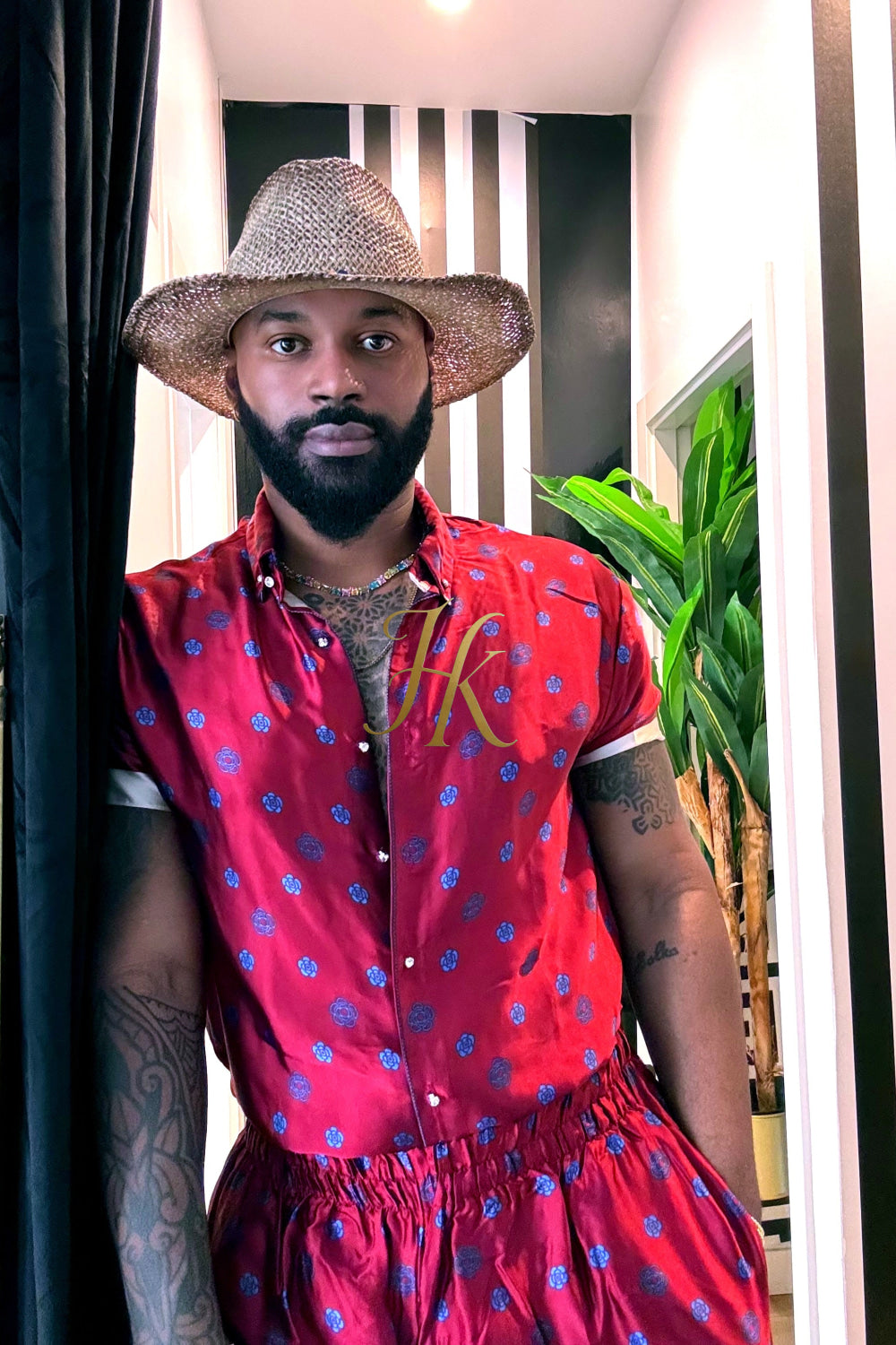 Handmade Outfits: Men's Luxury Silk Set - kayibstrore