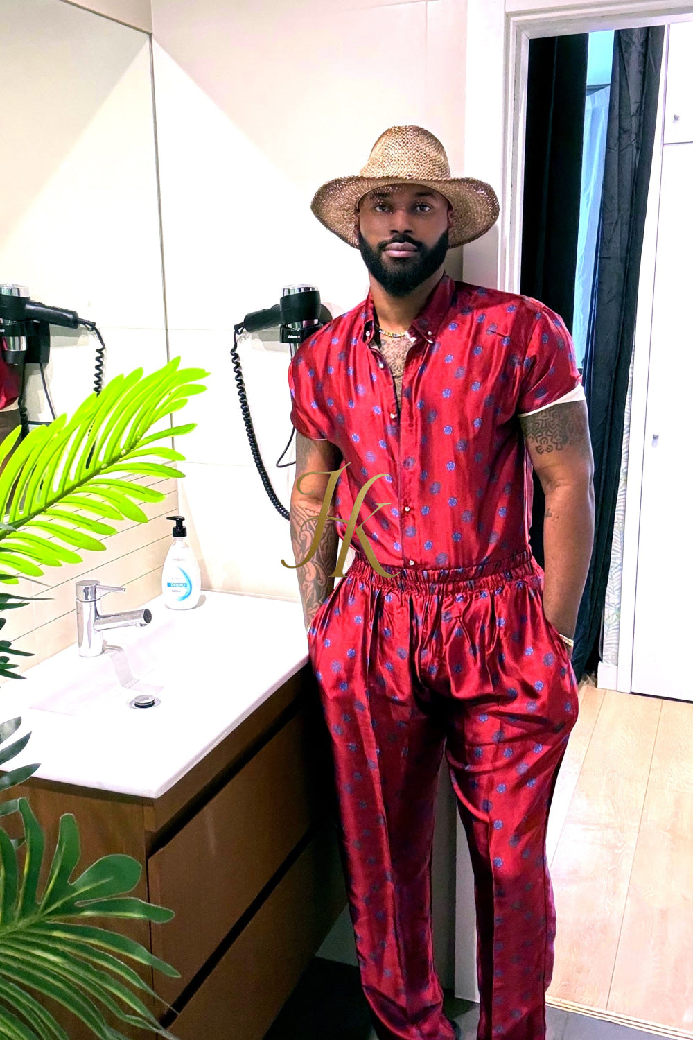 Handmade Outfits: Men's Luxury Silk Set - kayibstrore