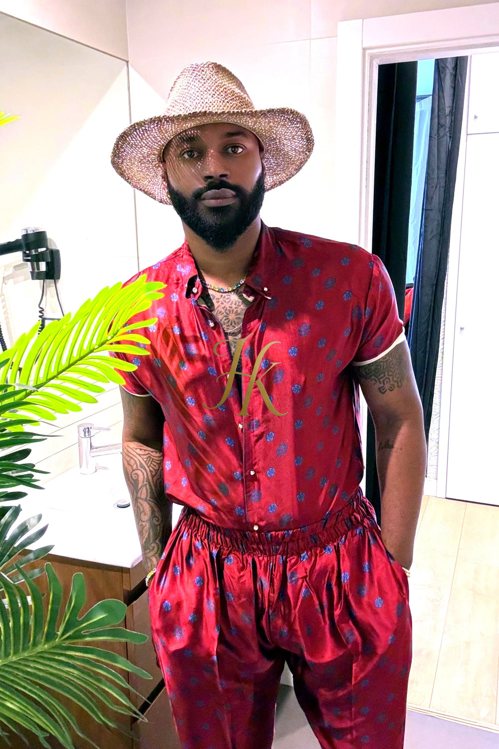 Handmade Outfits: Men's Luxury Silk Set - kayibstrore