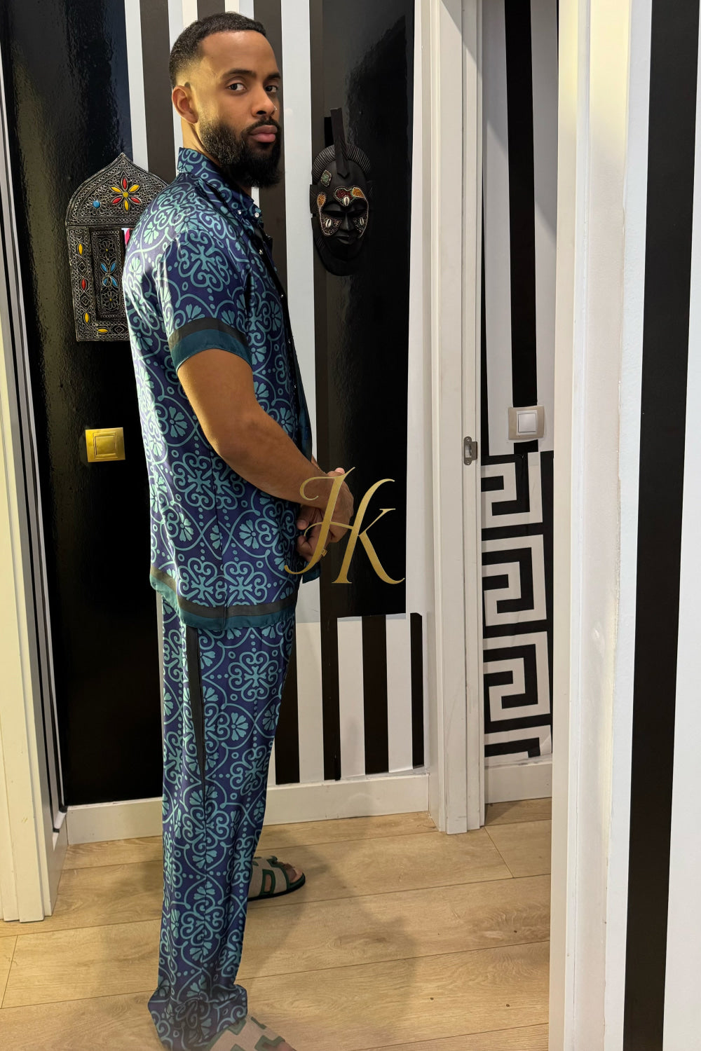 Premium Men’s Pure Silk Matching Set - kayibstrore