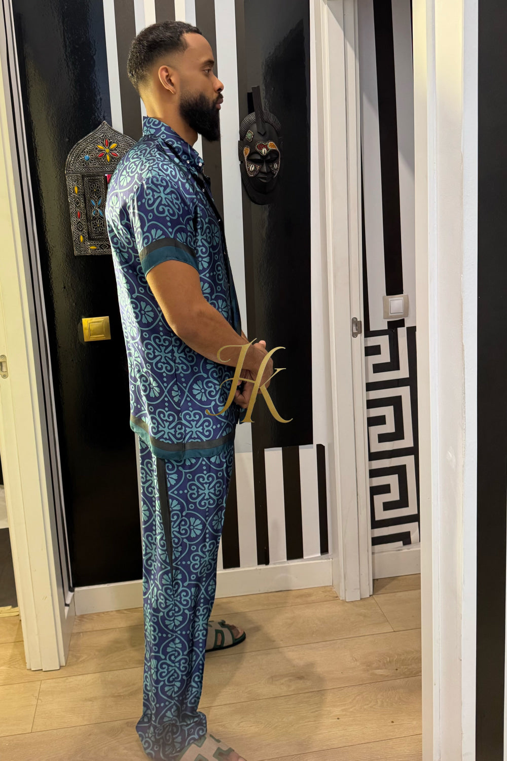 Premium Men’s Pure Silk Matching Set - kayibstrore