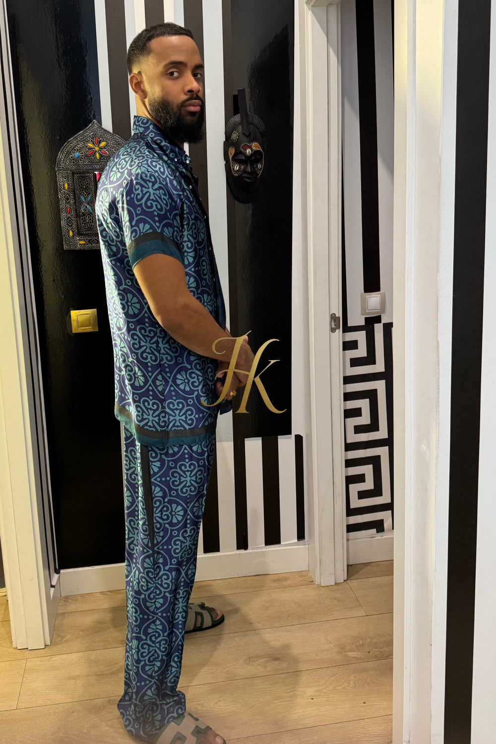 Premium Men’s Pure Silk Matching Set - kayibstrore