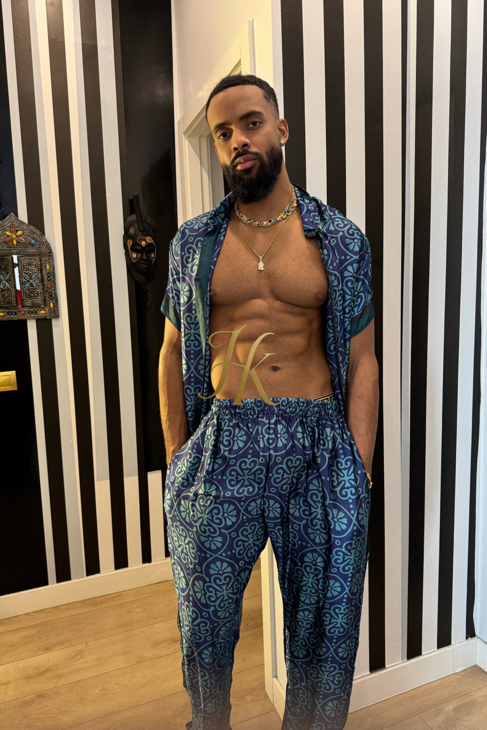 Premium Men’s Pure Silk Matching Set - kayibstrore