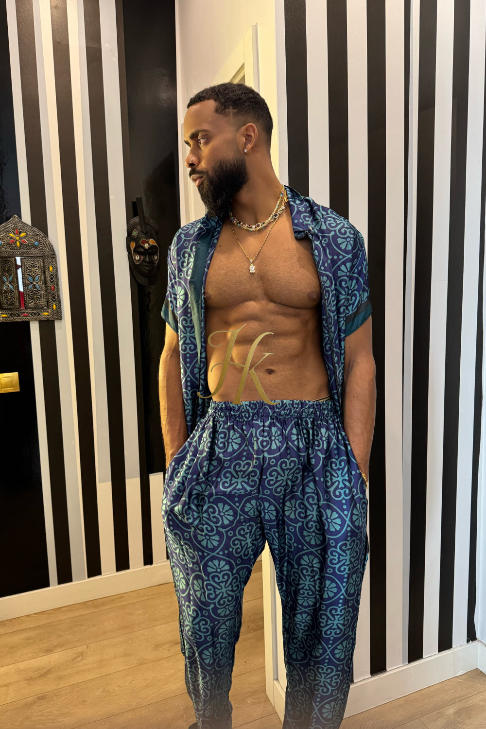 Premium Men’s Pure Silk Matching Set - kayibstrore