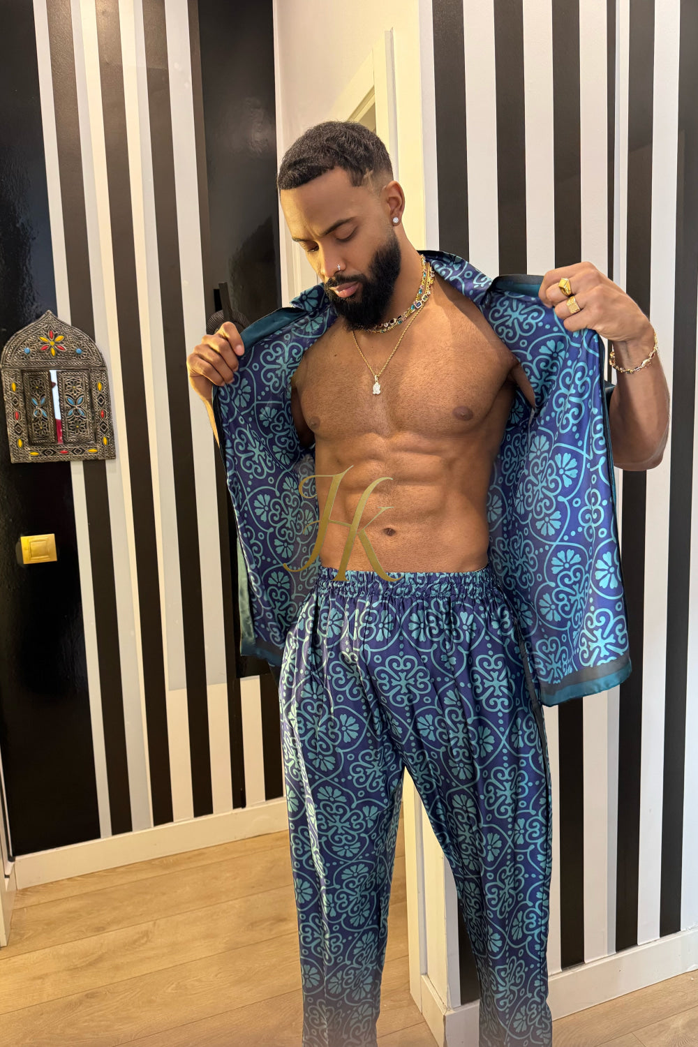 Premium Men’s Pure Silk Matching Set - kayibstrore