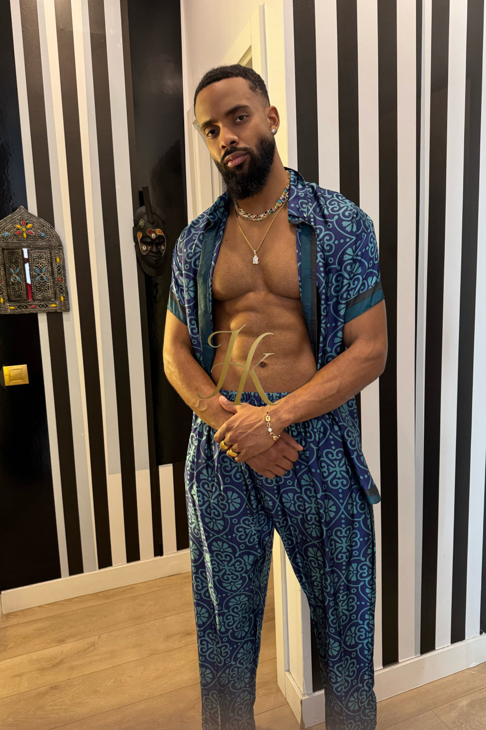 Premium Men’s Pure Silk Matching Set - kayibstrore