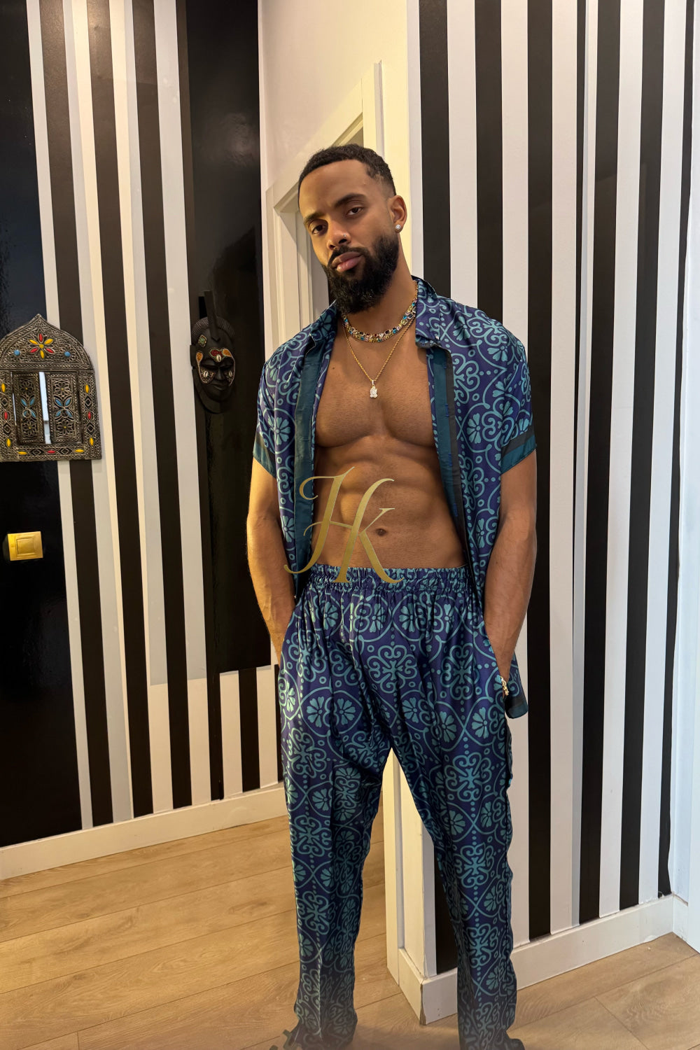 Premium Men’s Pure Silk Matching Set - kayibstrore