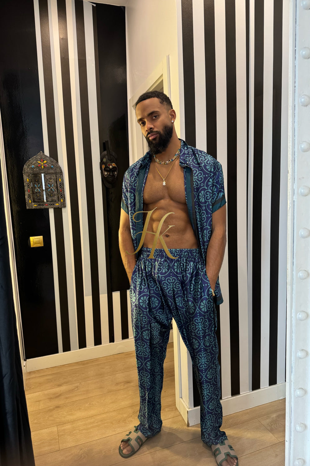 Premium Men’s Pure Silk Matching Set - kayibstrore