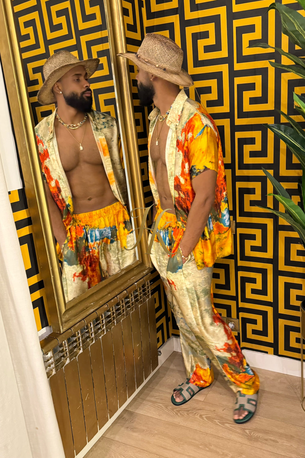 Golden Hour Elegance – Men’s Premium Outfits - kayibstrore