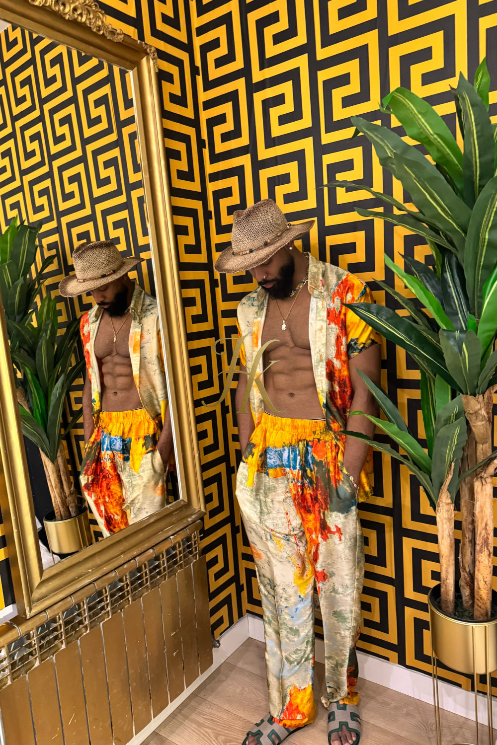 Golden Hour Elegance – Men’s Premium Outfits - kayibstrore