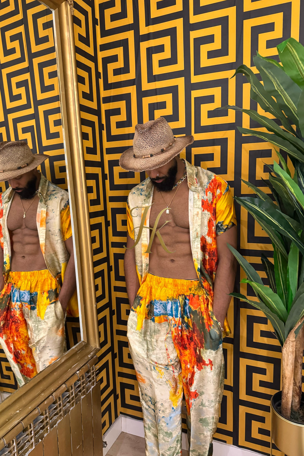 Golden Hour Elegance – Men’s Premium Outfits - kayibstrore
