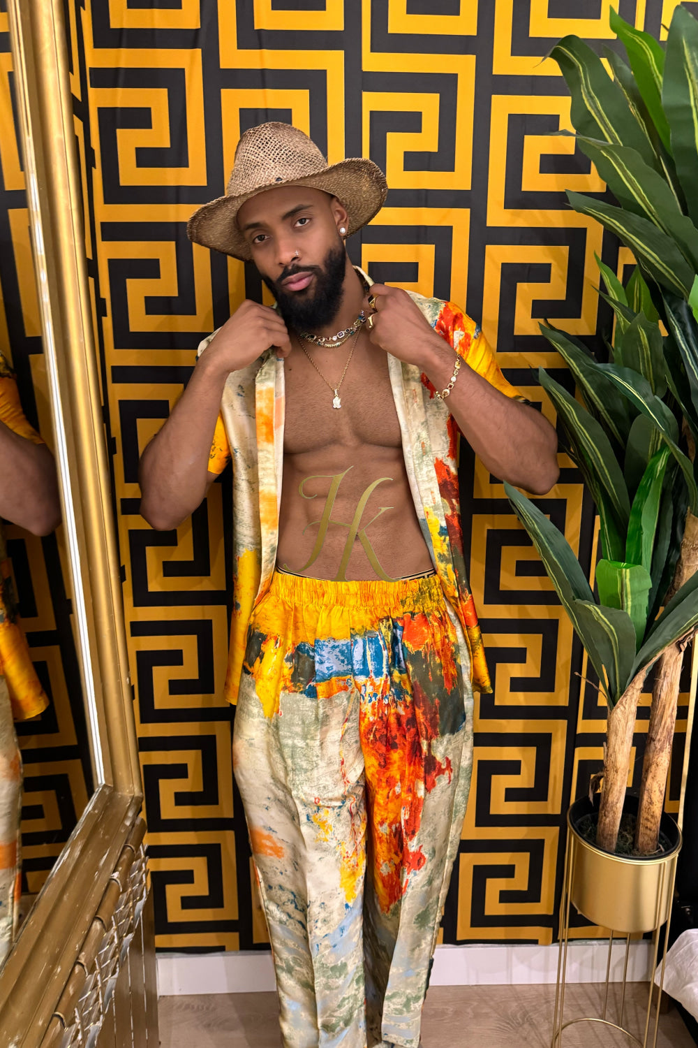 Golden Hour Elegance – Men’s Premium Outfits - kayibstrore