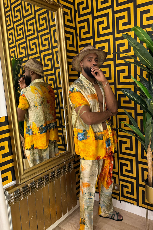 Golden Hour Elegance – Men’s Premium Outfits - kayibstrore