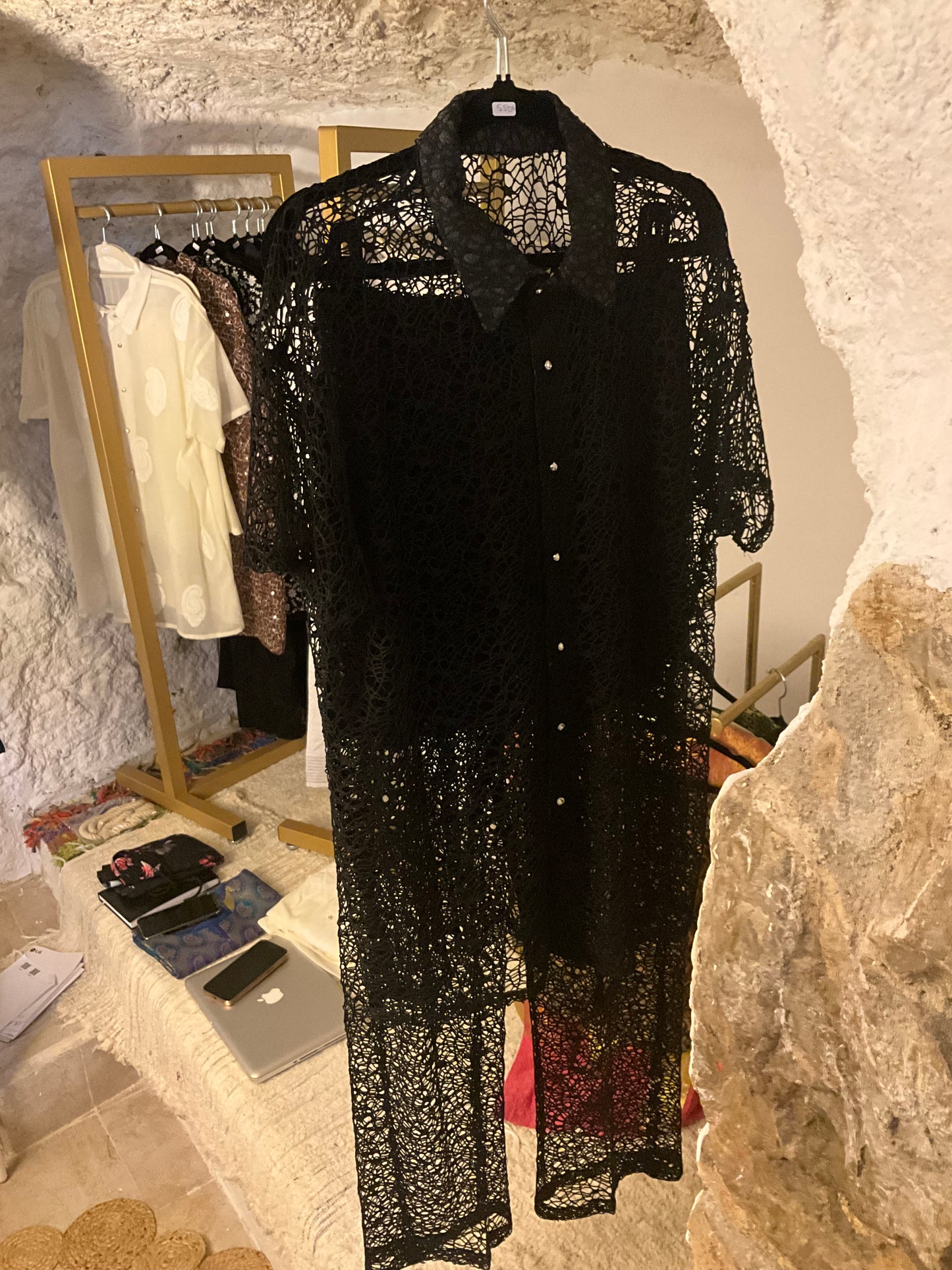 Lace Set – Mesh Embroidered Shirt & Pant Ensemble - kayibstrore