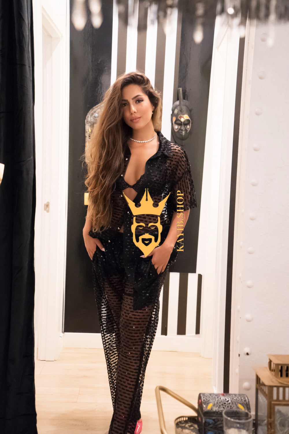 Seraphina Lace Dream Set – Women's Premium Mesh & Lace Outfit - kayibstrore