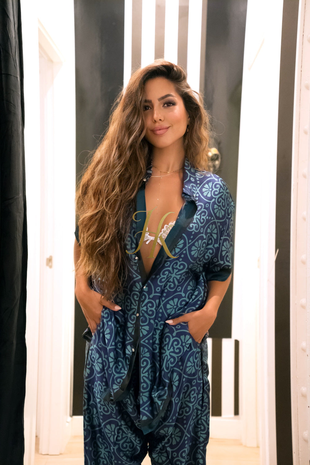 Unisex Silk Set for Couples – Luxury Matching Clothing - kayibstrore