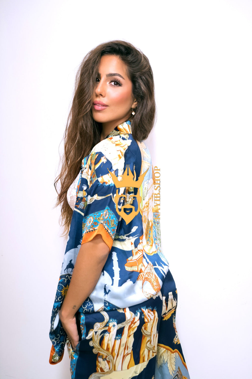 Velvet Dawn: Women’s Silk Outfit - kayibstrore